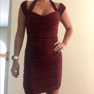 Maroon Bodycon dress